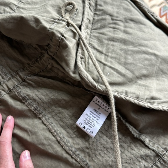 Lily Aldridge for Velvet by Graham & Spencer Army Jacket size small. - Picture 6 of 7